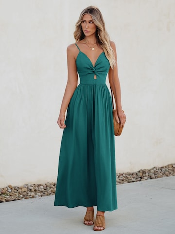 Cupshe Beach Dress in Blue: front