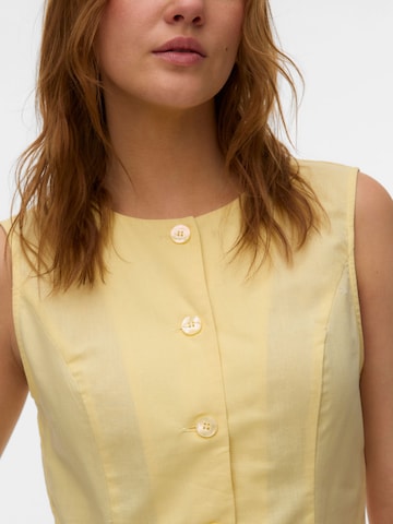 VERO MODA - Chaleco 'VMSELMA' en amarillo