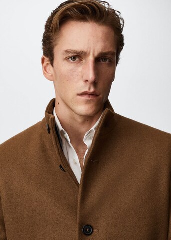 Manteau mi-saison 'Funnel' MANGO MAN en marron