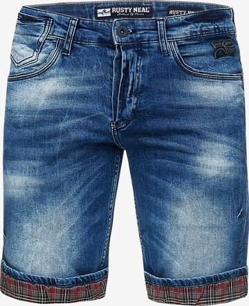 Rusty Neal Regular Jeans 'Hitton' in Blauw: voorkant