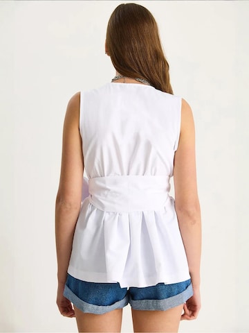 Bianco Lucci Bluse in Weiß