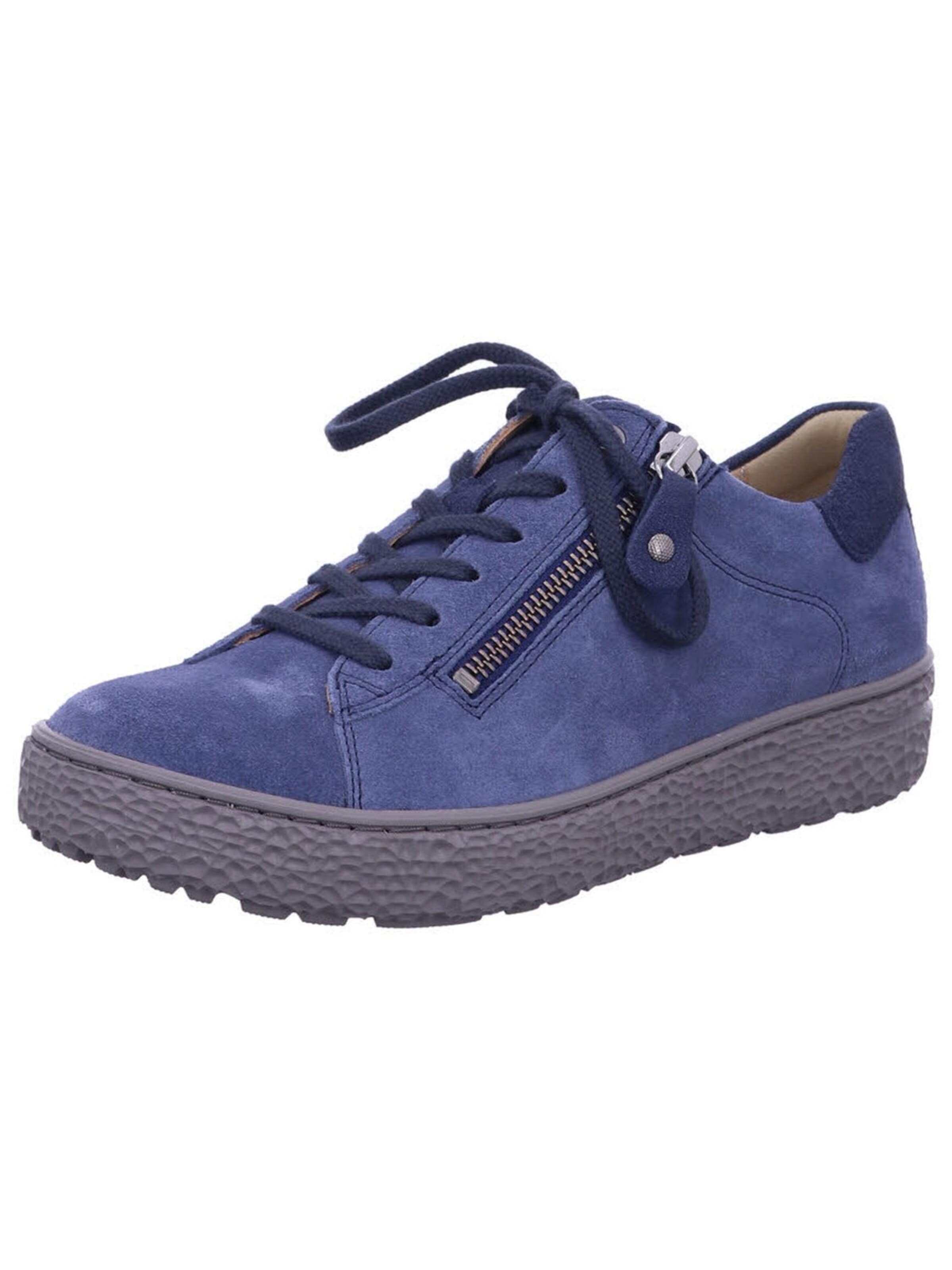 Sneaker bassa 'Sneaker Low Damen 162140134 4848 Echtleder in blau' di Hartjes in blu: frontale