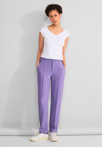 STREET ONE Slim fit Chino Pants in Purple