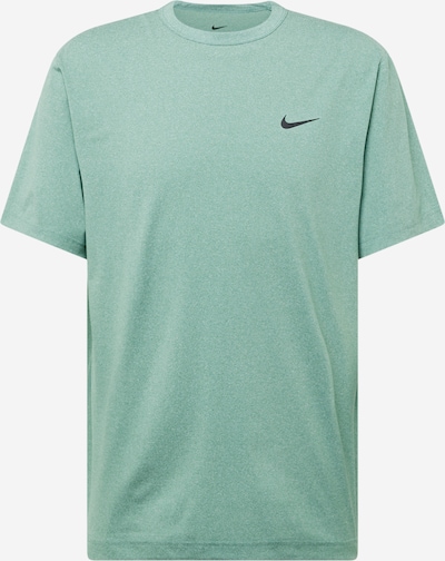 NIKE Функциональная футболка 'Hyverse' в Зеленый меланж / Черный, Обзор товара