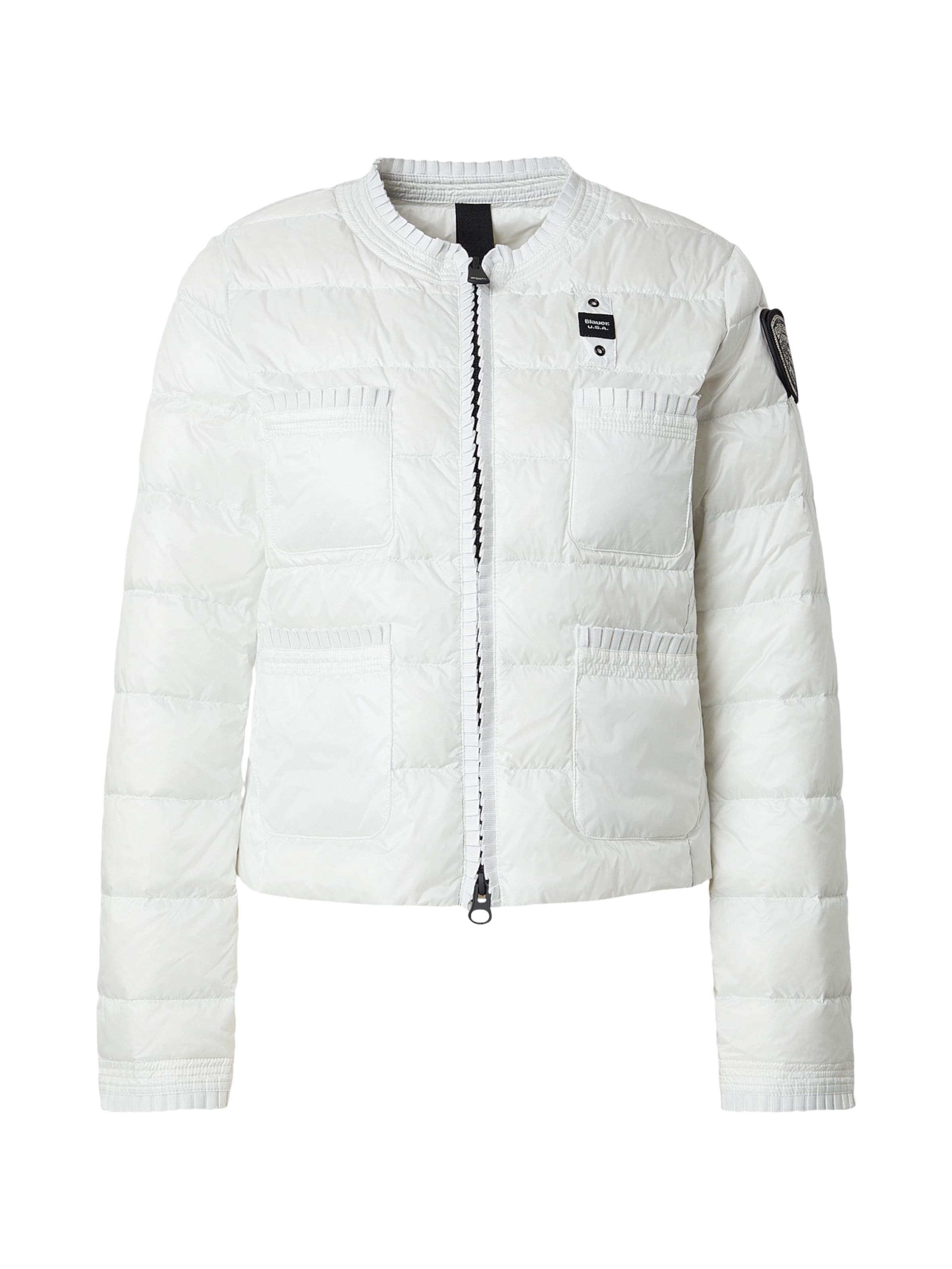 Giacca di mezza stagione Blauer.USA di colore nero / bianco, Visualizzazione prodotti