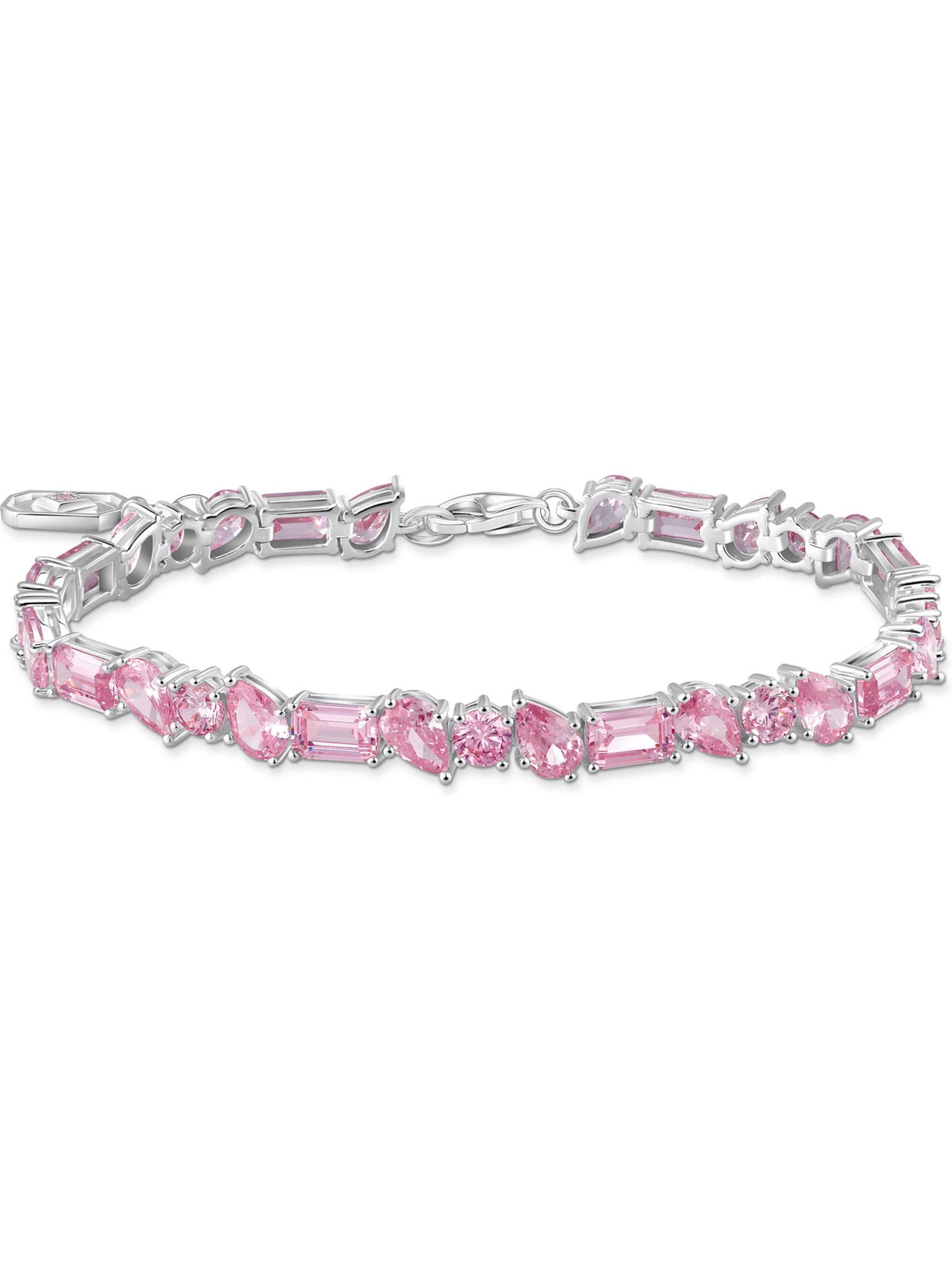 Thomas Sabo Armband in Pink: Vorderseite
