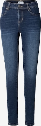 Urban Classics - Skinny Calças de ganga em azul: frente