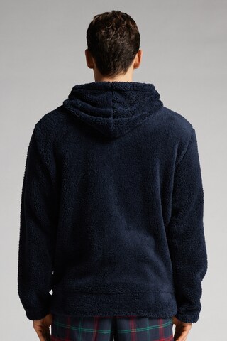 IUMAN Intimissimi Uomo Fleece Jacket in Blue