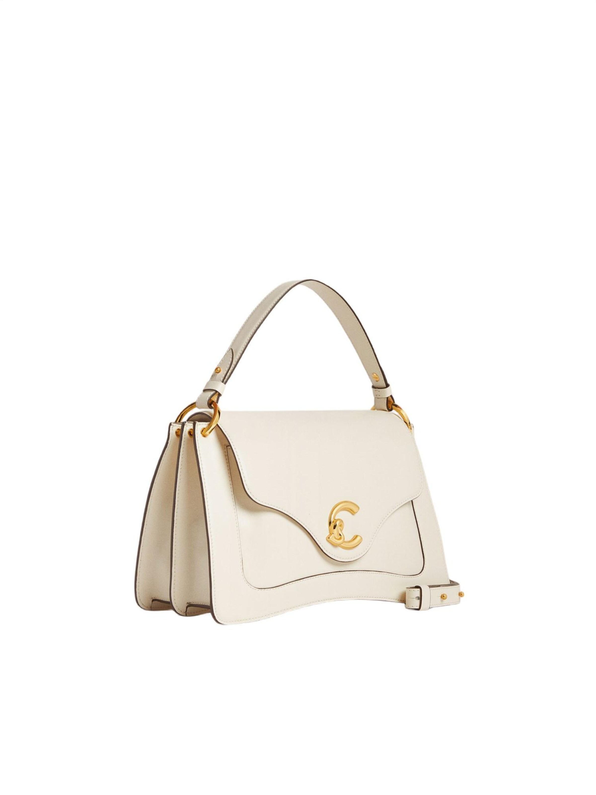 Borsa a mano 'COCCINELLE C-Me S26 4' di Coccinelle in bianco