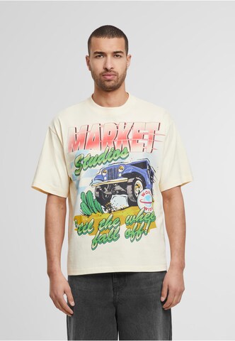 MARKET T-Shirt 'Wheels Off' in Beige: Vorderseite