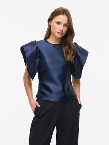VILA Bluse 'VIShina' in Blau: Vorderseite