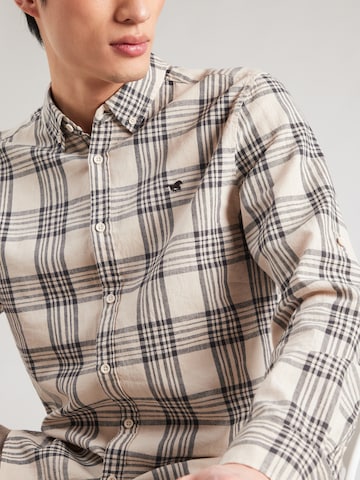 MUSTANG Regular Fit Paita 'STYLE RAWLINS' värissä beige