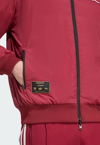 Veste mi-saison 'FC Arsenal Terrace Icons' ADIDAS ORIGINALS en rouge