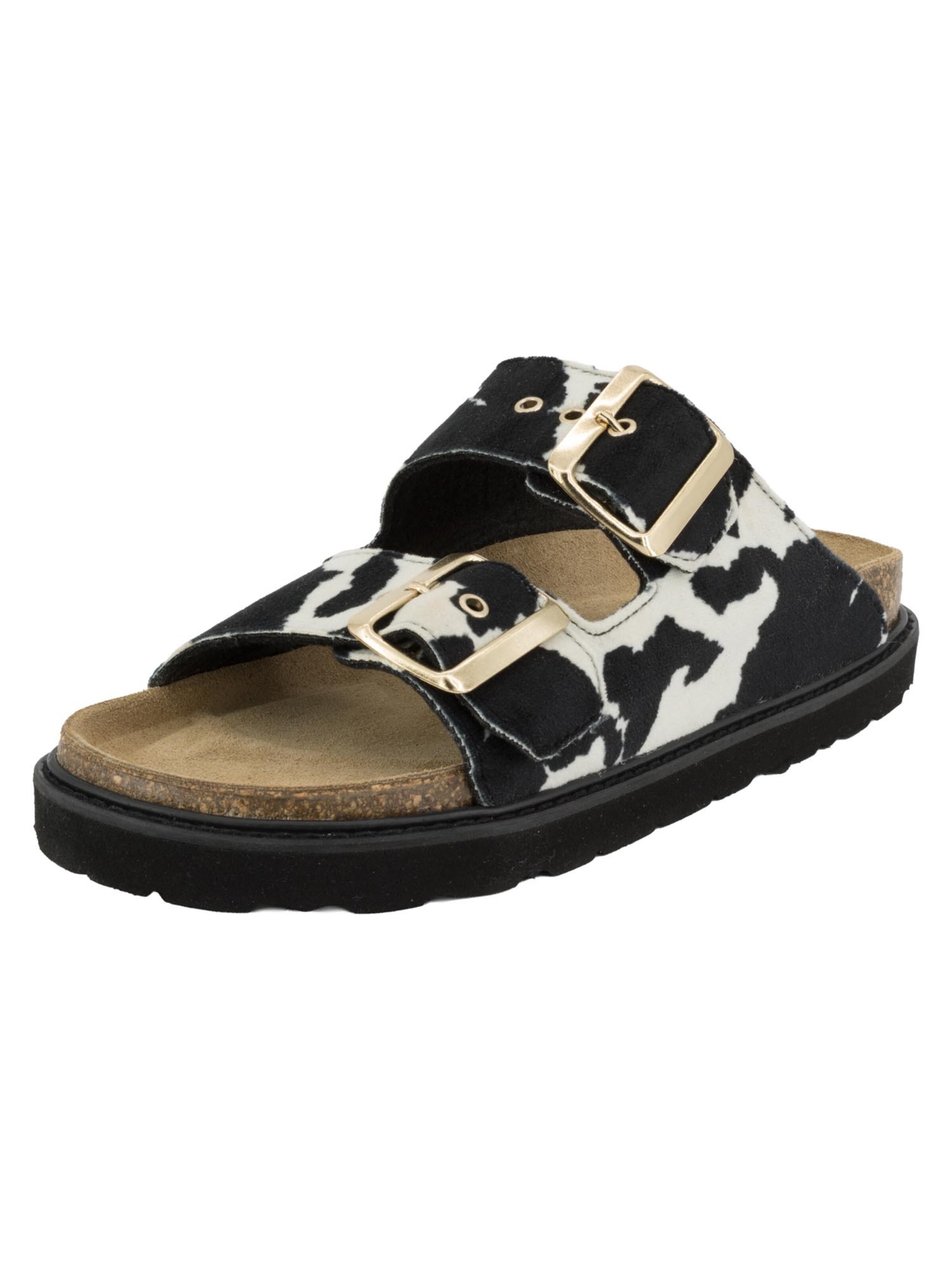 ROHDE Muiltjes 'Tropea' in Zwart