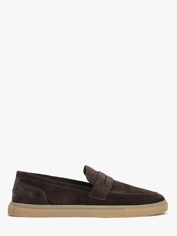 Estro Moccasins '09-4819' in Brown: front