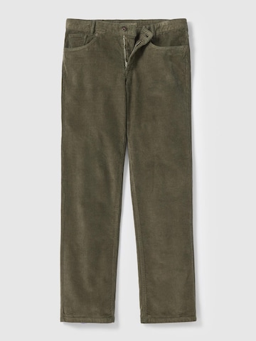 Hiltl Regular Pants 'Dean - Casual Corduroy' in Green: front