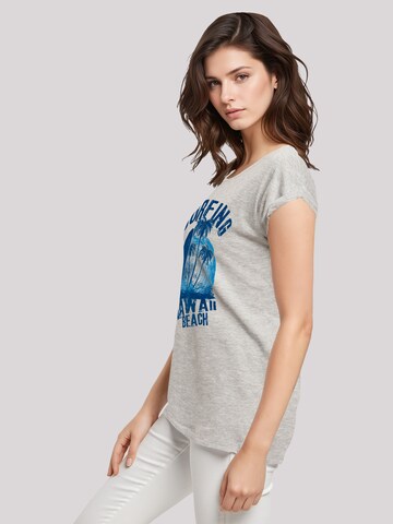 T-shirt 'Hawaii Surf Beach Summer' F4NT4STIC en gris