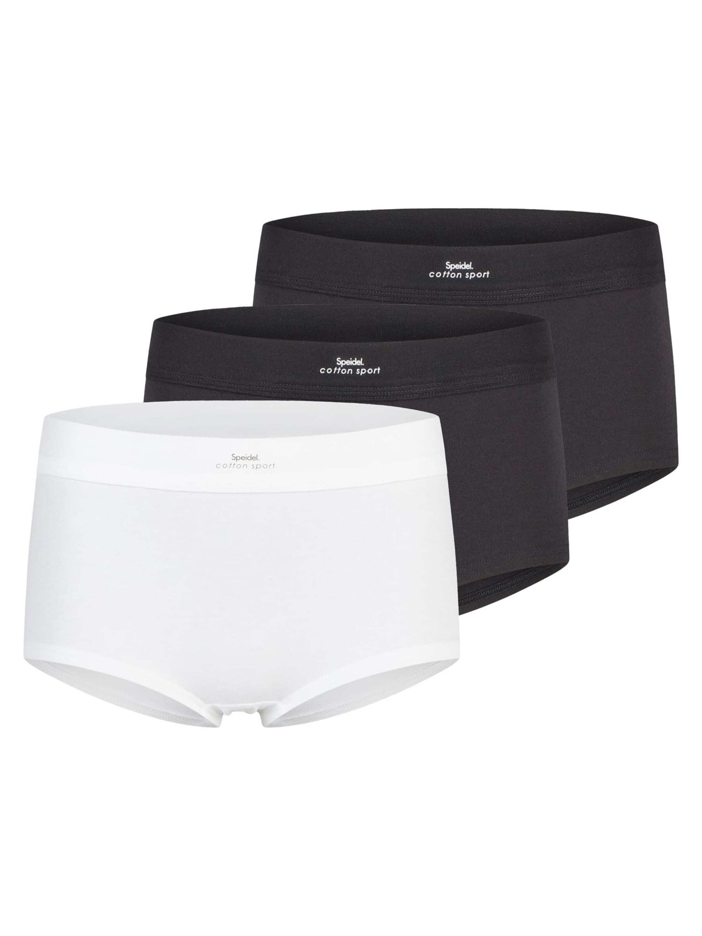 SPEIDEL Panty 'Cotton Sport'‌‌‌‌ in Schwarz: Vorderseite