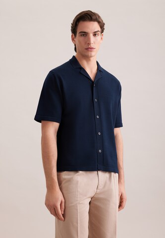 Coupe regular Chemise SEIDENSTICKER en bleu : devant