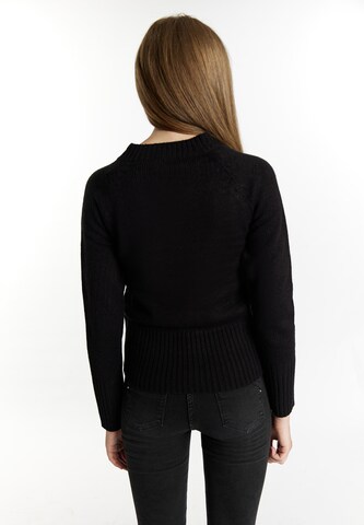 MYMO Pullover 'Blonda' in Schwarz