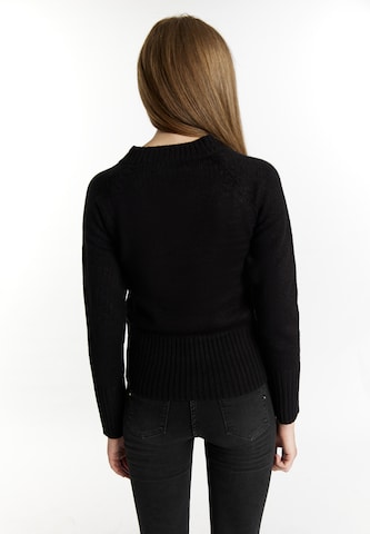 MYMO Пуловер 'Blonda' в черно