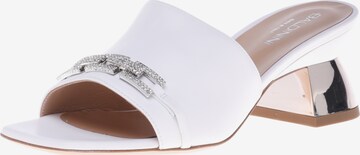 Baldinini Mules in White: front