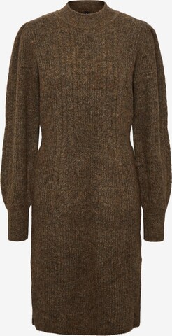 Y.A.S Knit dress 'Salum' in Brown: front