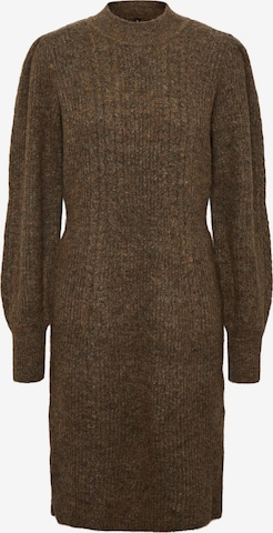 Y.A.S Knitted dress 'Salum' in Brown: front