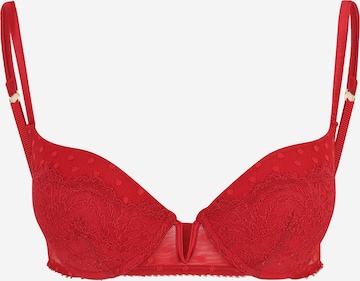 Women' Secret Push-up Rintaliivi värissä punainen: etupuoli