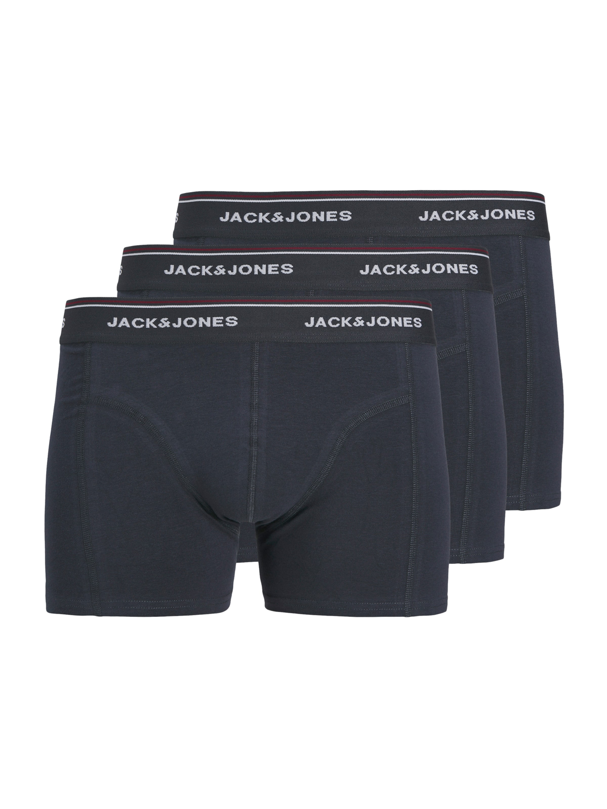 JACK & JONES Calzoncillo boxer 'JACAVERY' en gris / blanco, Vista del producto