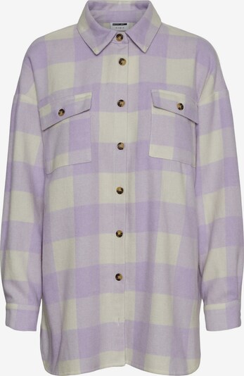 Noisy may Bluse 'NMFRANNIE' in pastelllila / weiß, Produktansicht