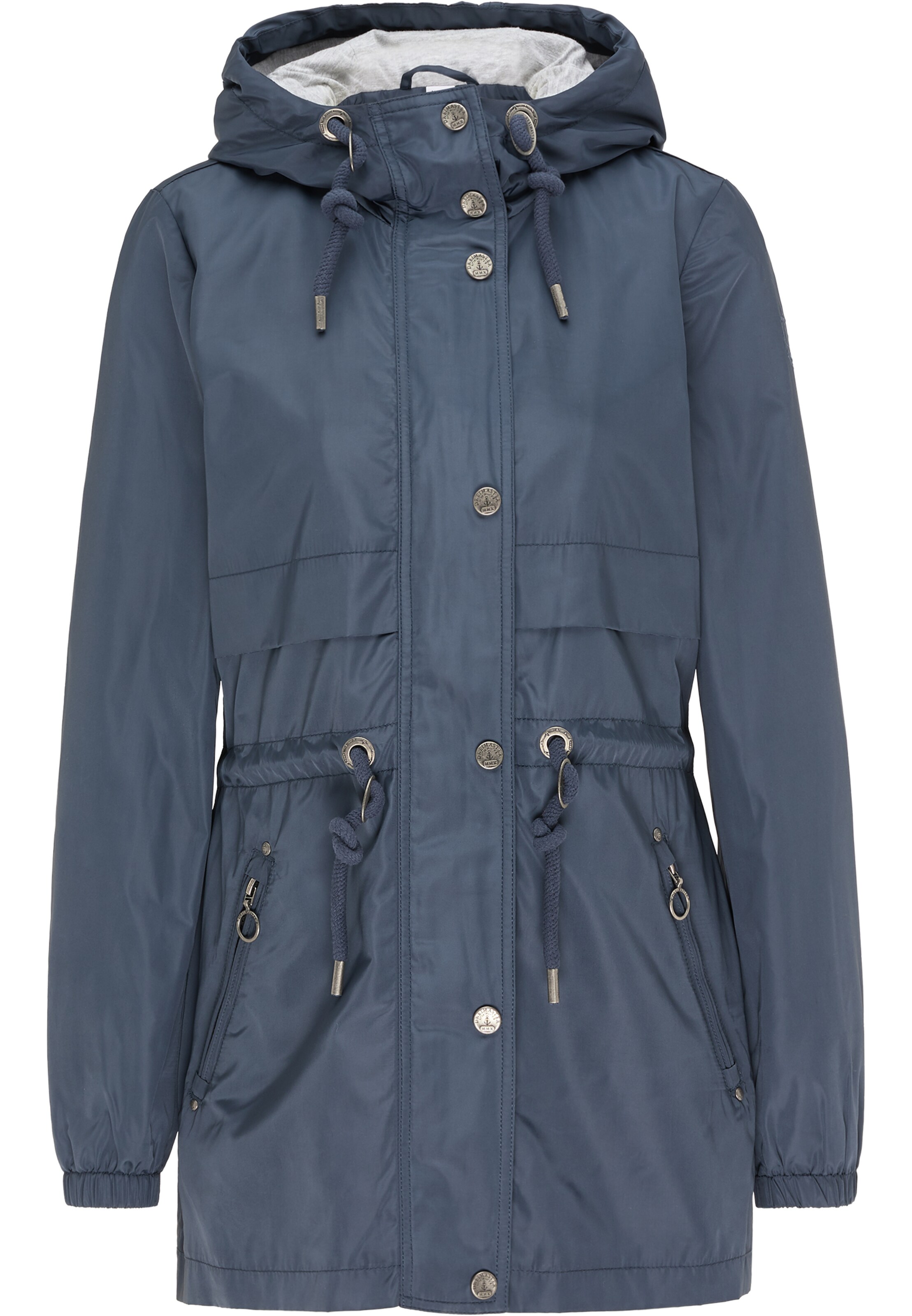 DreiMaster Maritim Sweatshirt in Grey: front