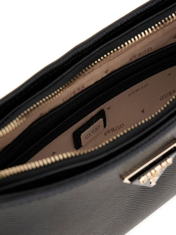 GUESS Schoudertas 'Noelle Ii Top Zip Shoulder Bag' in Zwart
