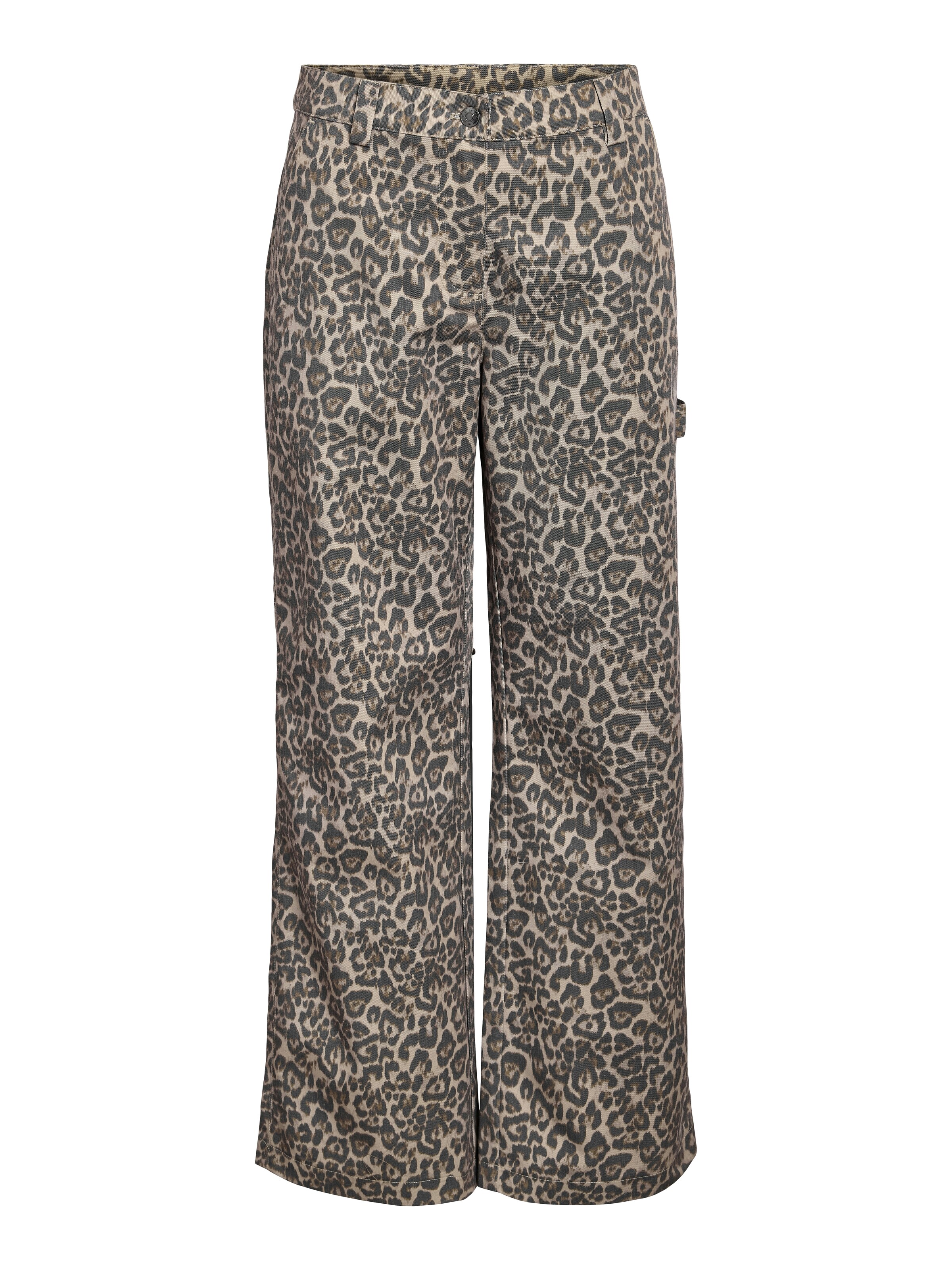 Noisy may Regular Trousers in Brown: front