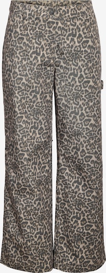 Kelnės iš Noisy may, spalva – ruda / brokato spalva / juoda, Prekių apžvalga