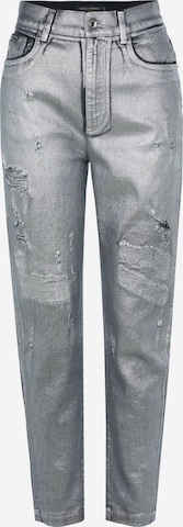 DOLCE & GABBANA Regular Jeans in Silber: Vorderseite