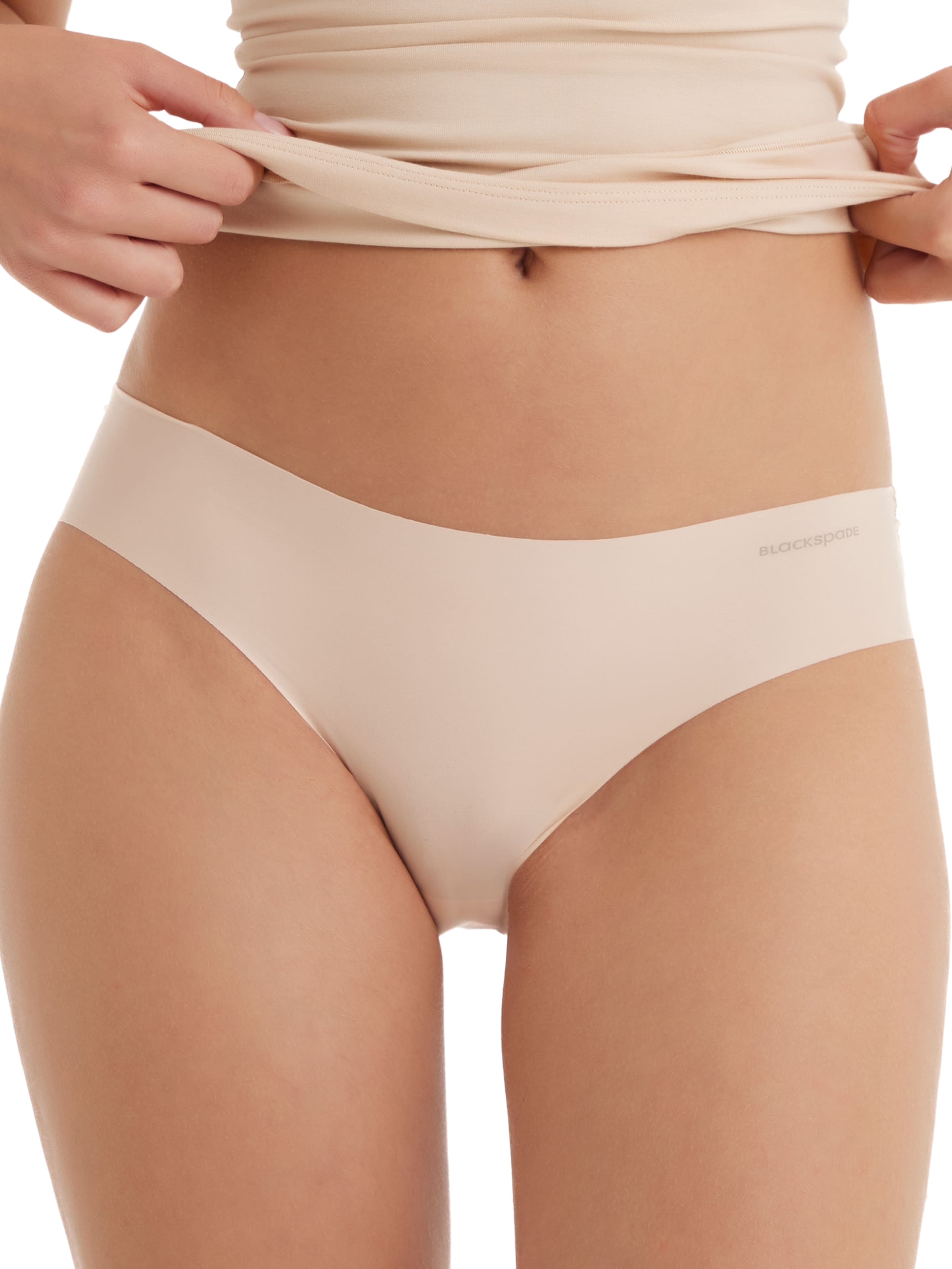Blackspade Panty in Beige: front