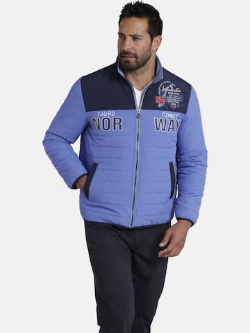 Jan Vanderstorm Winter Jacket ' Volkwin ' in Blue: front
