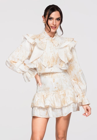 Ombre Bluse 'OW-SH-E0001' in Gelb: Vorderseite