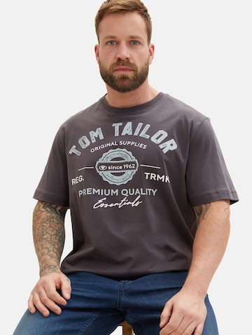 T-Shirt TOM TAILOR Men + en gris