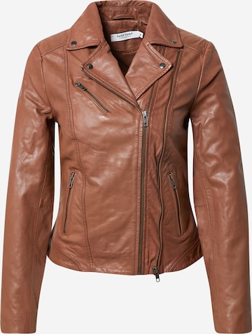 NAF NAF Between-Season Jacket 'CAMILLA' in Brown: front