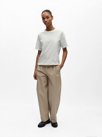 OBJECT Majica 'OBJAsha' | bela barva