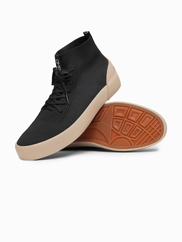 Ombre Sneakers hoog in Zwart