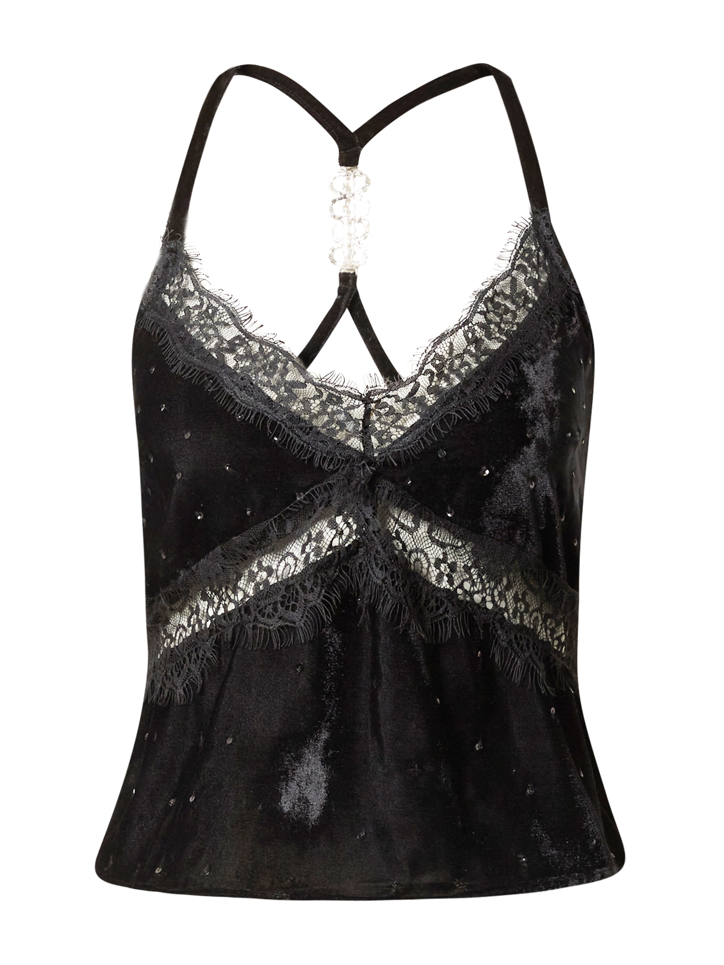 River Island - Top em preto: frente