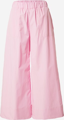 MAX&Co. Wide Leg Bukser 'MASCAGNI' i pink: forside