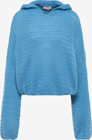 Pull-over IZIA en bleu : devant