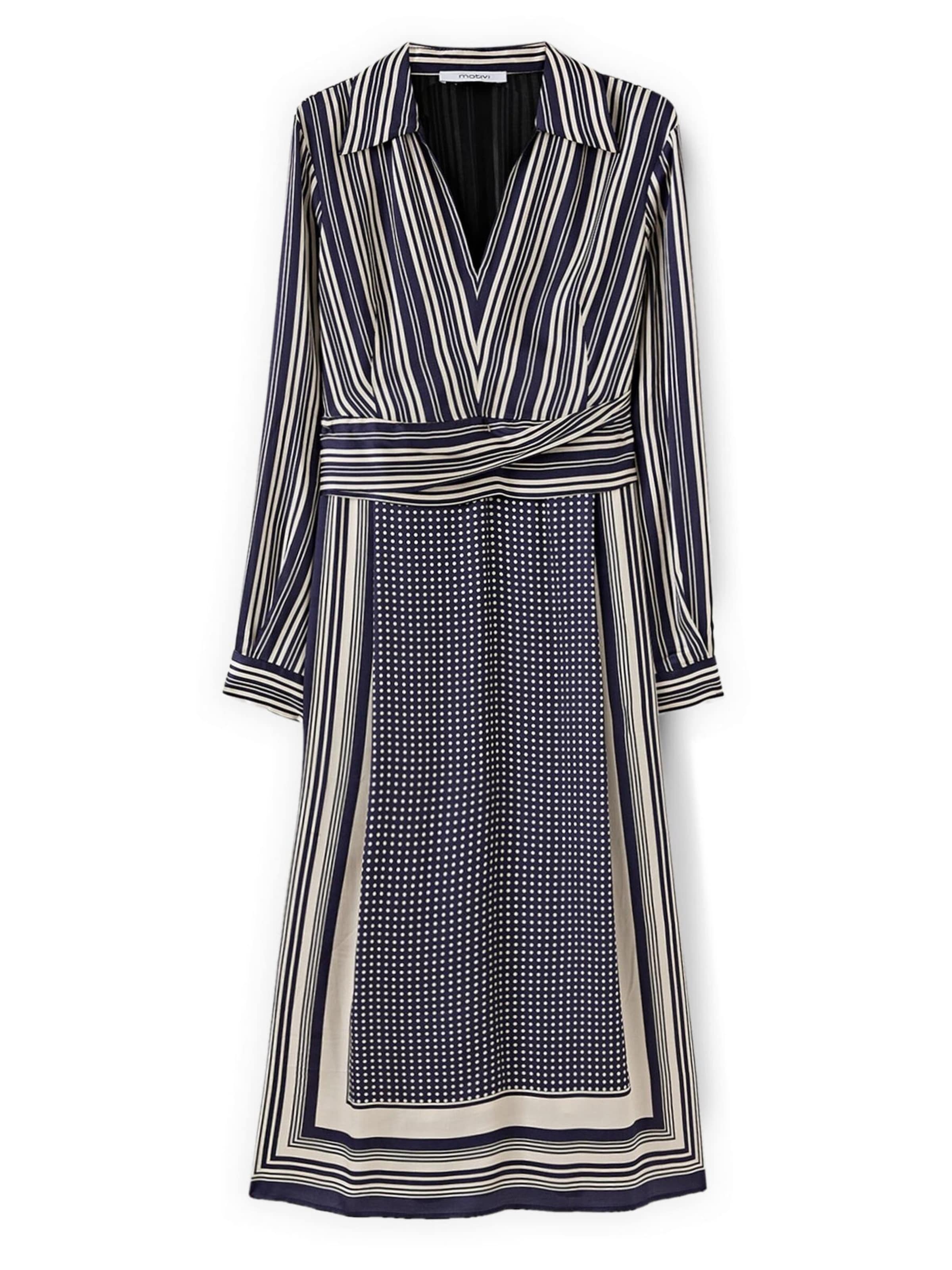 MOTIVI Dress in Blue: front