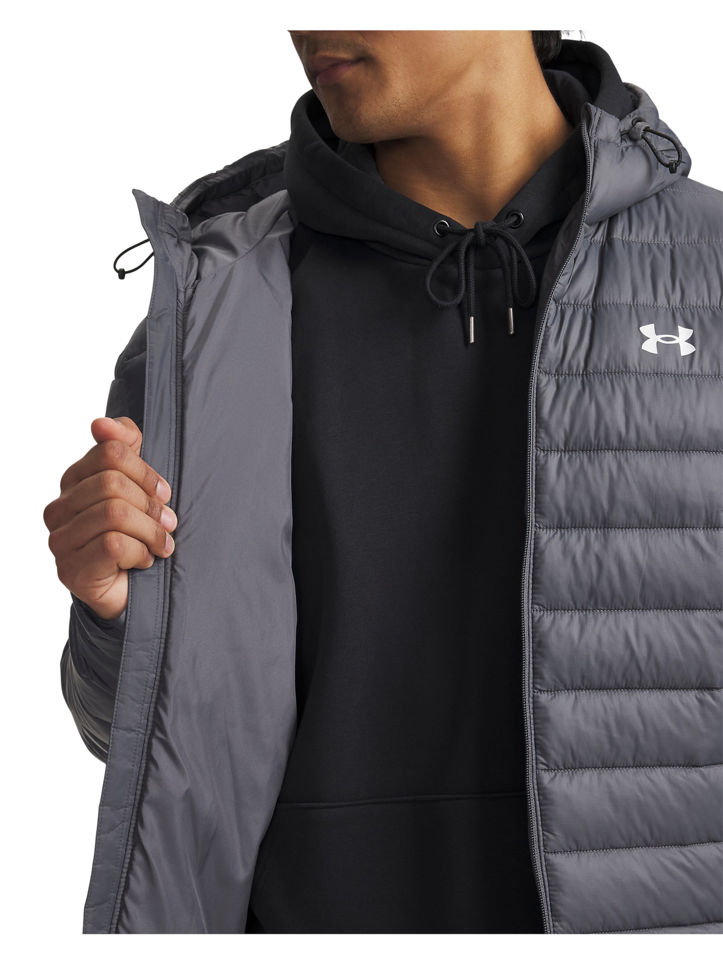 UNDER ARMOUR Winterjas in Grijs