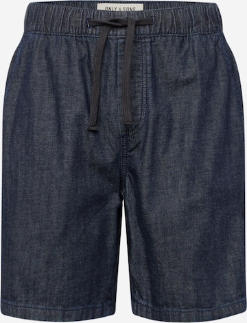 Only & Sons Regular Shorts 'DALLAS' in Blau: predná strana