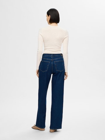 SELECTED Pullover i beige